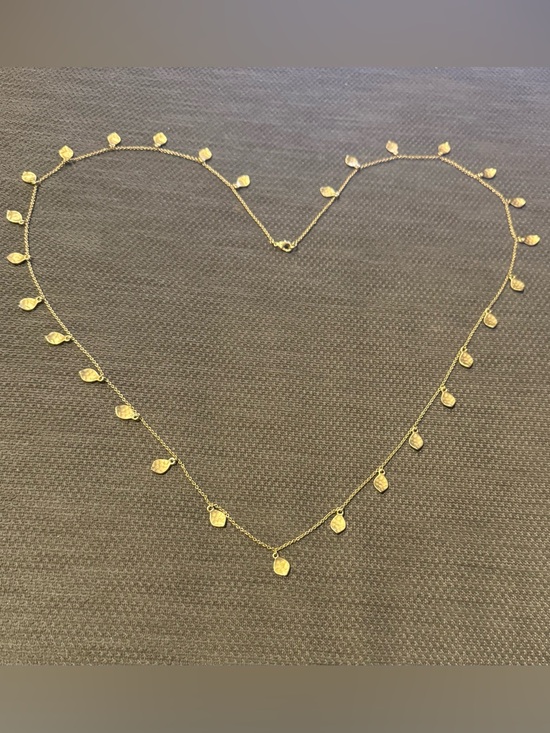 Ralph Lauren Jewelry - Ralph Lauren Delicate Gold Leaf Charm Necklace